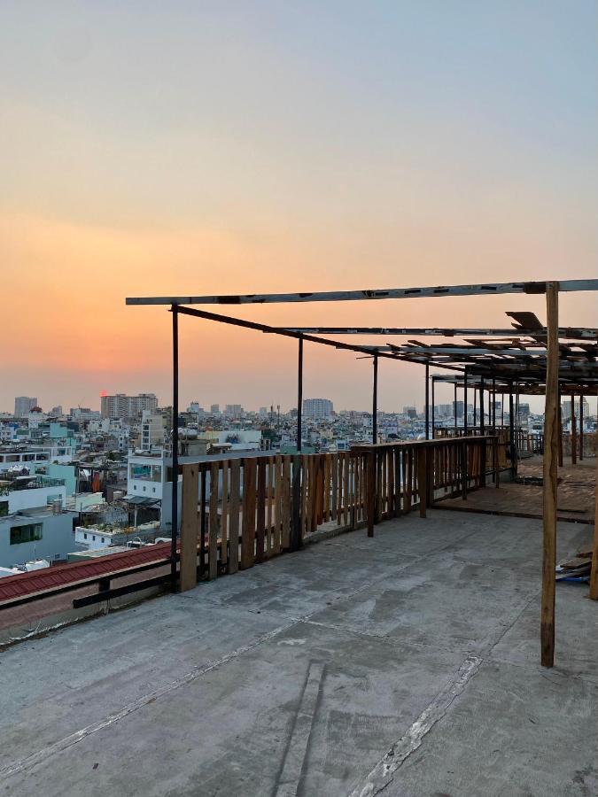 The Gk House Hostel, Ecolliving, Central City, Natural Wooden, Chill View Rooftop, Restaurant And Cocktail Bar Ho Si Minh-város Kültér fotó
